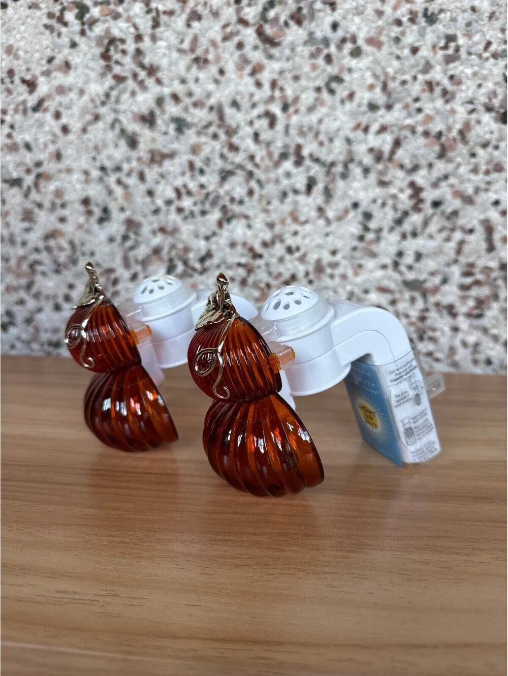 Bath & Body Works Stacked Pumpkins Wallflowers Plug Set of 2 Fall Decor